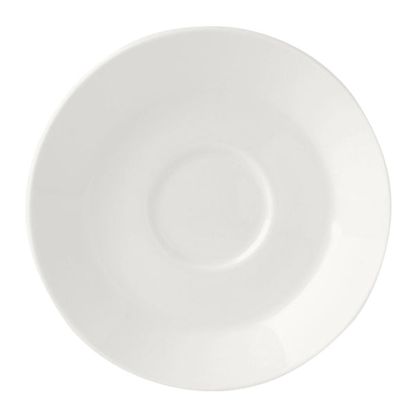 Utopia | Tableware | Monaco White Saucer 11.75cm (4 5/8") | Bespoke77