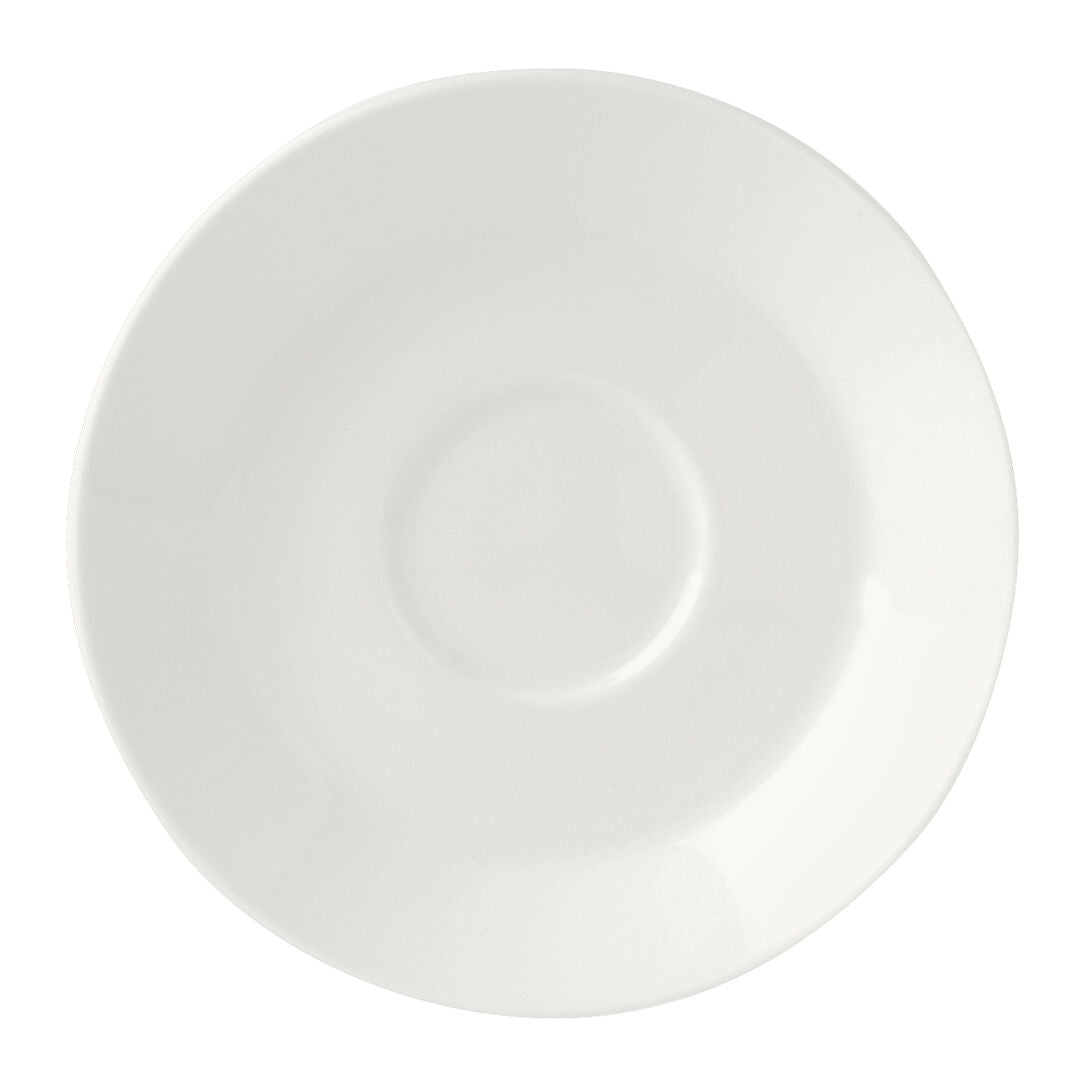 Utopia | Tableware | Monaco White Saucer 15.25cm (6") | Bespoke77