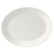 Utopia | Tableware | Monaco White Oval Coupe Plate 33cm (13") | Bespoke77