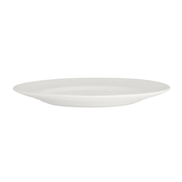 Utopia | Tableware | Monaco White Vogue Plate 23cm (9") | Bespoke77