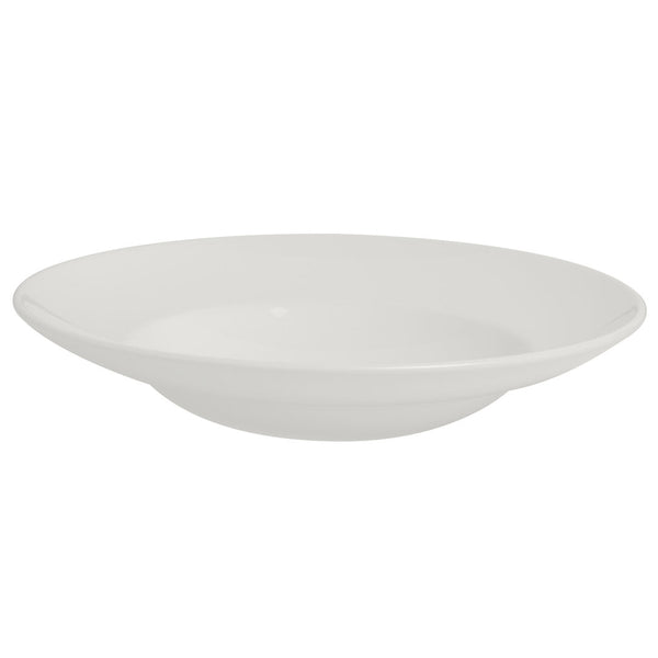 Utopia | Tableware | Monaco White Nouveau Bowl 27cm 35.75cl (10 5/8" 12 3/5oz) | Bespoke77