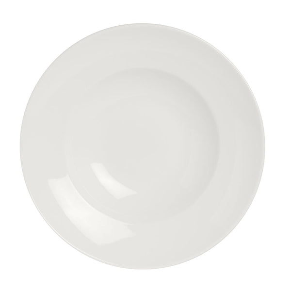 Utopia | Tableware | Monaco White Nouveau Bowl 23cm 21.25cl (9" 7 1/2oz) | Bespoke77