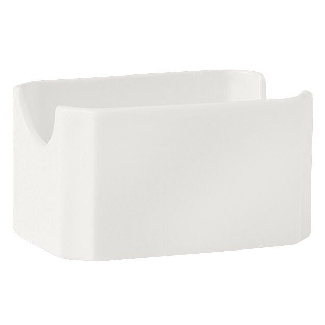 Utopia | Tableware | Monaco White Sugar Packet Container 10 x 7cm 17.8cl (4 x 2 3/4" 6 1/4oz) | Bespoke77