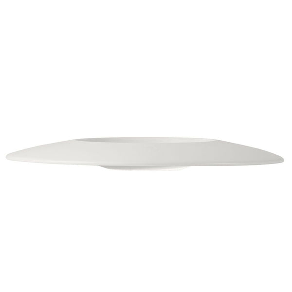 Utopia | Tableware | Monaco White Float Medium Well 30.5cm 32.75cl (12" 11 1/2oz) | Bespoke77