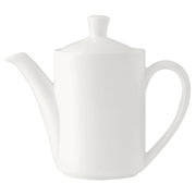 Utopia | Tableware | Monaco White Vogue Coffeepot 60cl (21oz) Lid C667 | Bespoke77