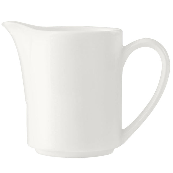 Utopia | Tableware | Monaco White Vogue Jug 14.25cl (5oz) | Bespoke77