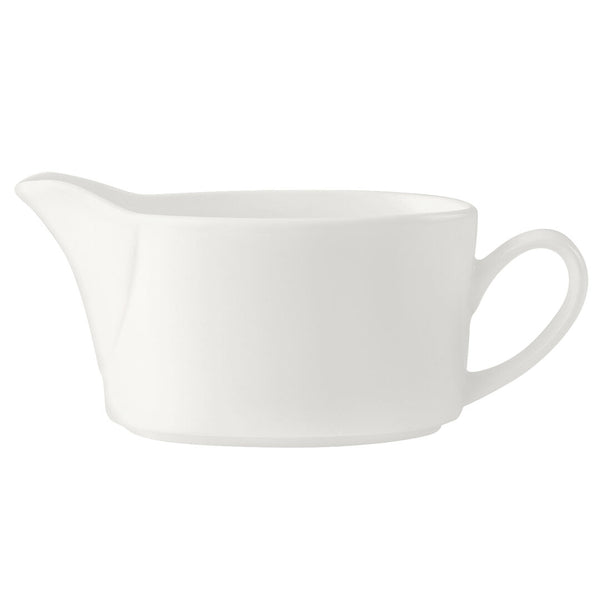 Utopia | Tableware | Monaco White Vogue Sauce Boat 34cl (12oz) | Bespoke77