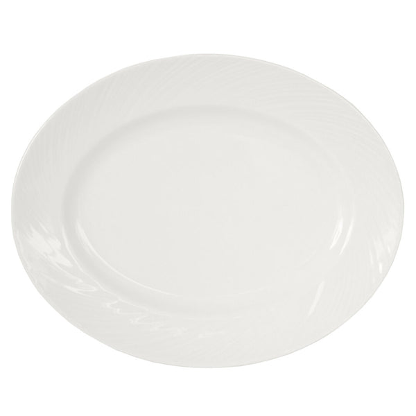 Utopia | Tableware | Spyro Oval Plate 33cm (13") | Bespoke77