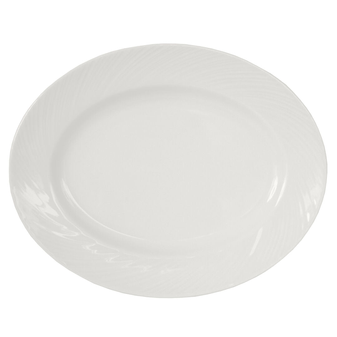 Utopia | Tableware | Spyro Oval Plate 28cm (11") | Bespoke77