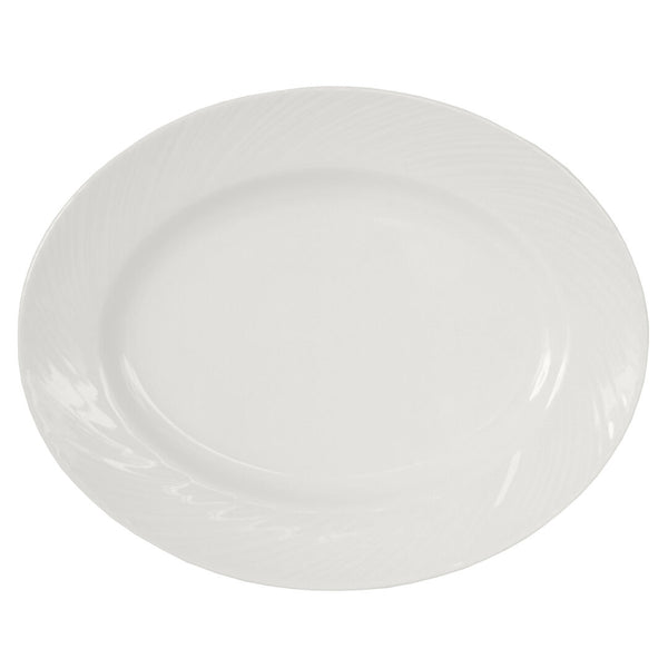 Utopia | Tableware | Spyro Oval Plate 28cm (11") | Bespoke77