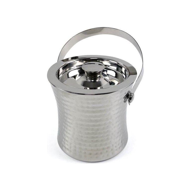 Beaumont 1.5 Litre Hammered Ice Bucket with Handle