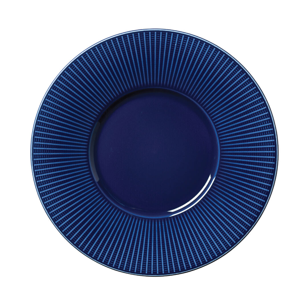 Utopia | Tableware | Willow Azure Medium Gourmet Plate 28.5cm (11 1/4") | Bespoke77