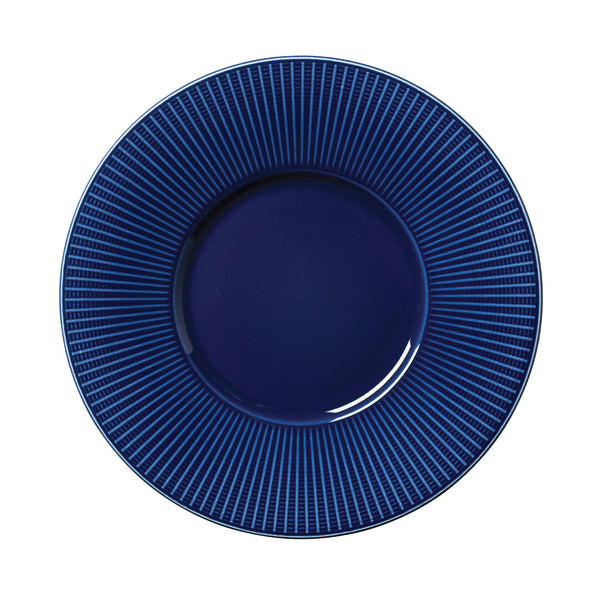 Utopia | Tableware | Willow Azure Medium Gourmet Plate 28.5cm (11 1/4") | Bespoke77