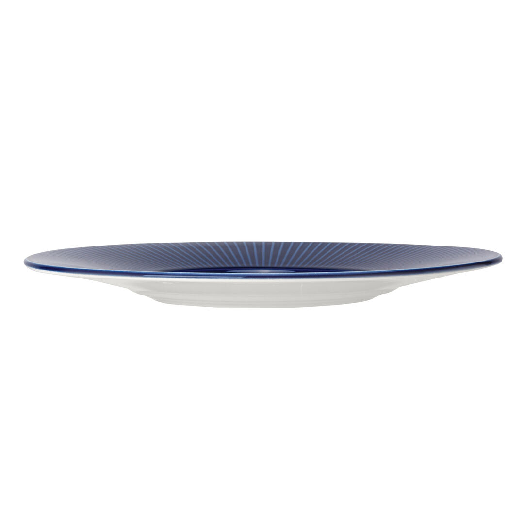 Utopia | Tableware | Willow Azure Medium Gourmet Plate 28.5cm (11 1/4") | Bespoke77