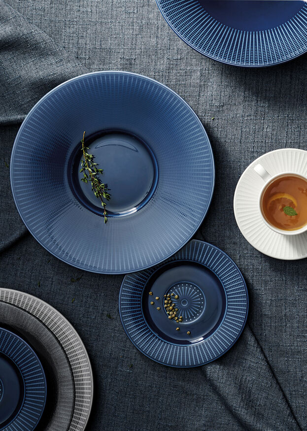 Utopia | Tableware | Willow Azure Gourmet Deep Coupe Bowl 28cm (11") | Bespoke77
