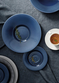 Utopia | Tableware | Willow Azure Gourmet Deep Coupe Bowl 28cm (11") | Bespoke77