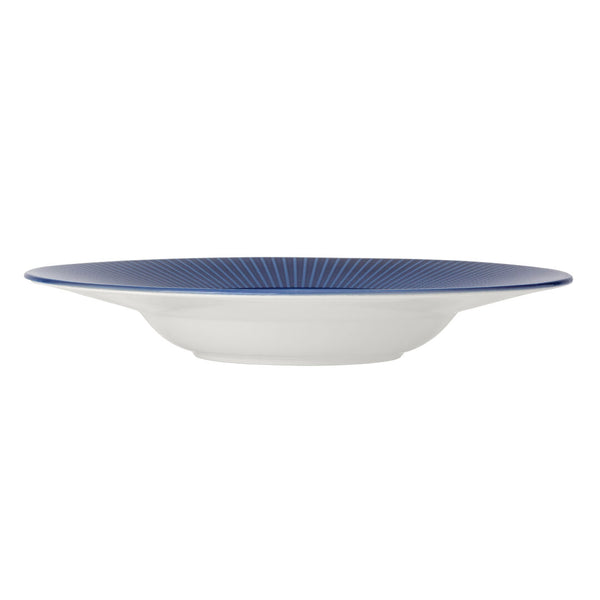 Utopia | Tableware | Willow Azure Gourmet Deep Rim Bowl 28.5cm (11 1/4") | Bespoke77