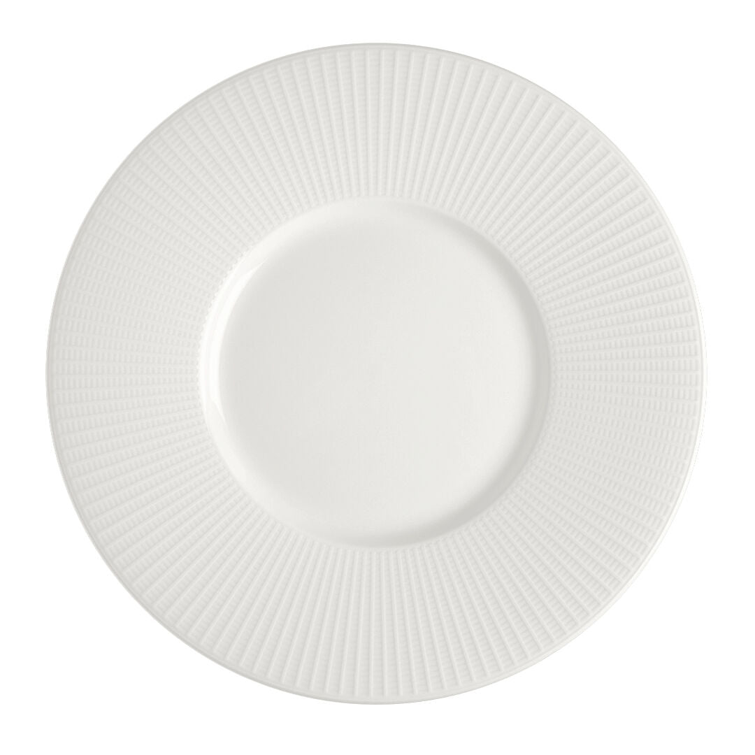Utopia | Tableware | Willow Medium Gourmet Plate 28.5cm (11 1/4") | Bespoke77