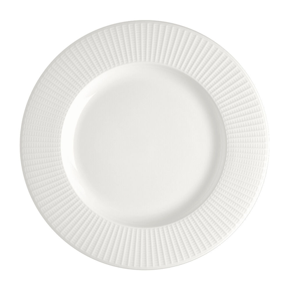 Utopia | Tableware | Willow Mid Rim Plate 25.5cm (10") | Bespoke77