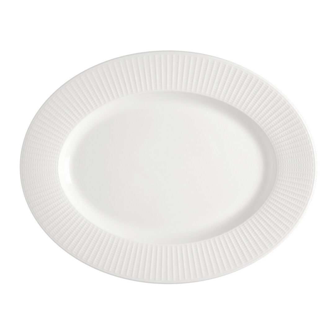 Utopia | Tableware | Willow Oval Plate 33cm (13") | Bespoke77