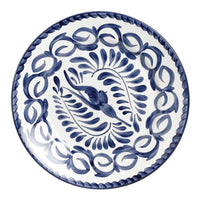 Utopia | Tableware | Puebla Blue Rolled Edge Plate 31cm (12 1/4") | Bespoke77