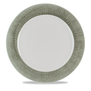 Bamboo Ceramic Spinwash Alpine Presentation Porcelain Plate 12"