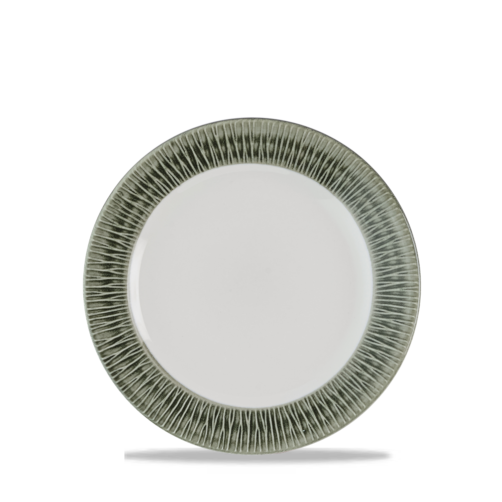 Bamboo Ceramic Spinwash Alpine Porcelain Plate 6 5/8"