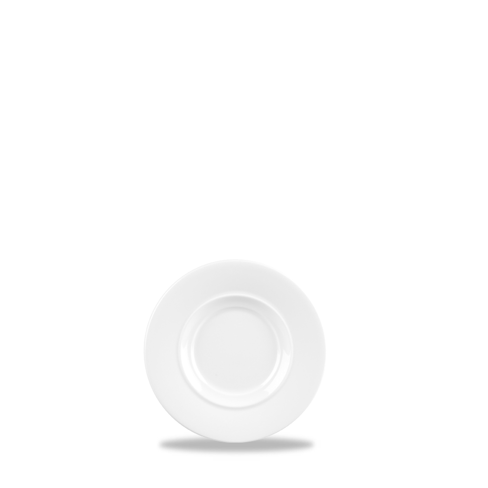 Alchemy Ambience White Can Coffee Saucer 5 1/2"