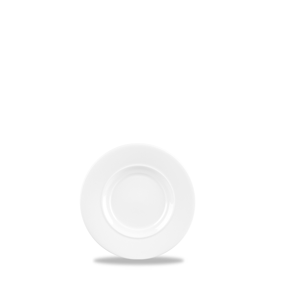 Alchemy Ambience White Can Tea Saucer 6 1/2"