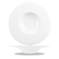 Alchemy Ambience White Medium Rim Bowl 11"