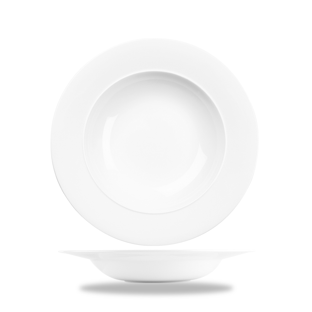 Alchemy Ambience White Standard Rim Bowl 8.5"