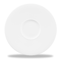 Alchemy Ambience White Wide Rim Plate 11"