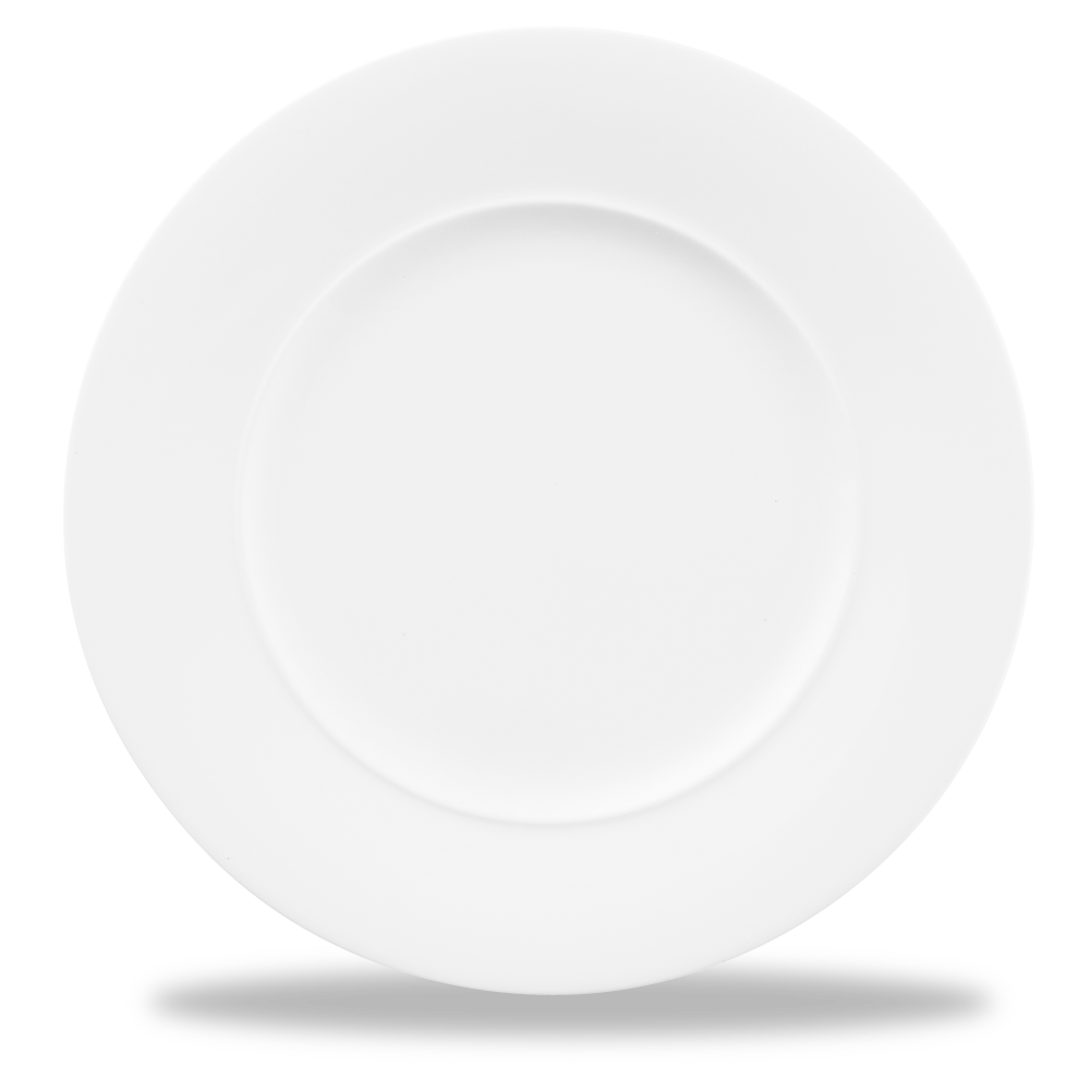 Alchemy Ambience White Standard Rim Plate 12.5"