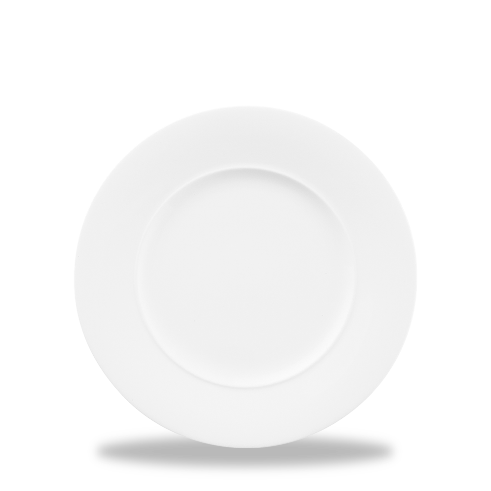 Alchemy Ambience White Standard Rim Plate 6"