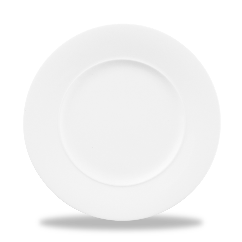Alchemy Ambience White Standard Rim Plate 8.5"