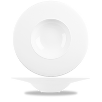 Alchemy Ambience White Medium Rim Bowl 12 3/8"
