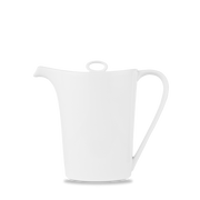 Alchemy Ambience White Oval Coffee Pot 18oz