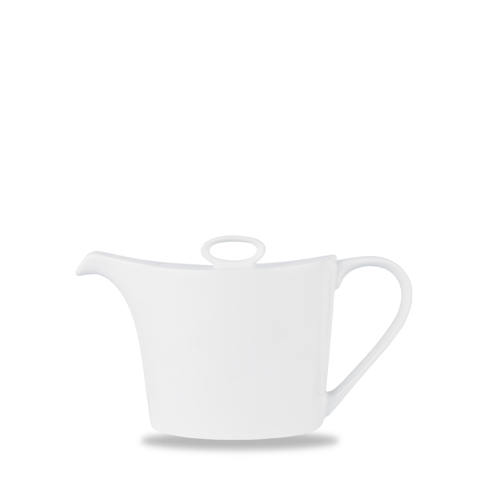 Alchemy Ambience White Oval Teapot 15oz
