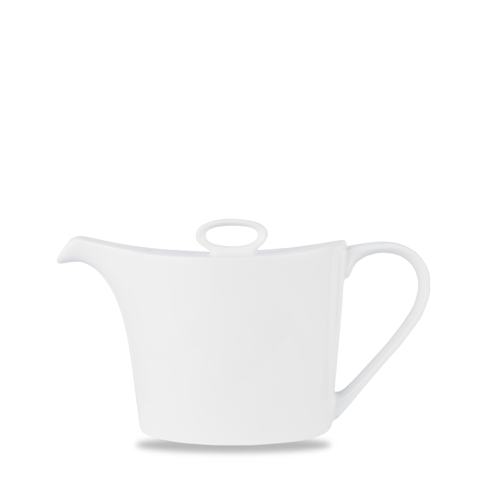 Alchemy Ambience White Oval Teapot 25oz