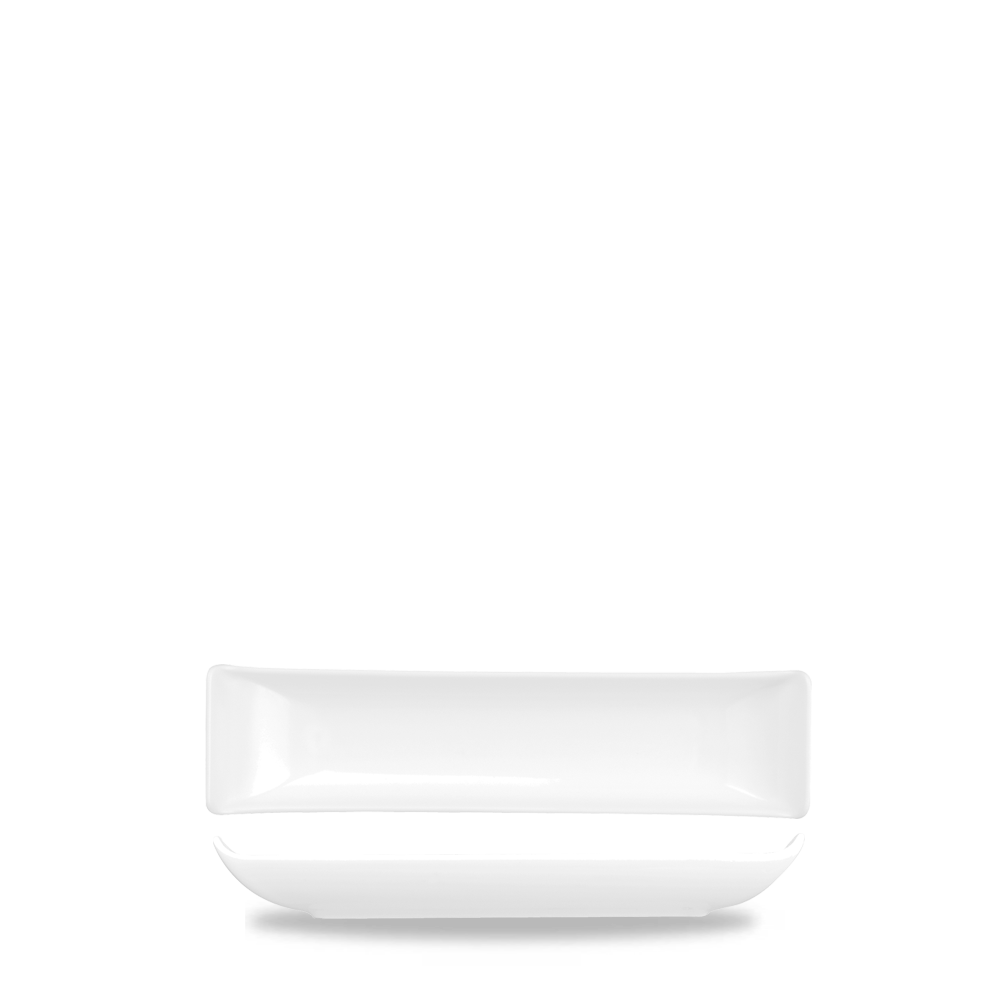 Alchemy Balance White Buffet Boat Dish 11.375"