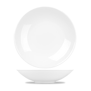 Alchemy Balance White Coupe Bowl 10.5"