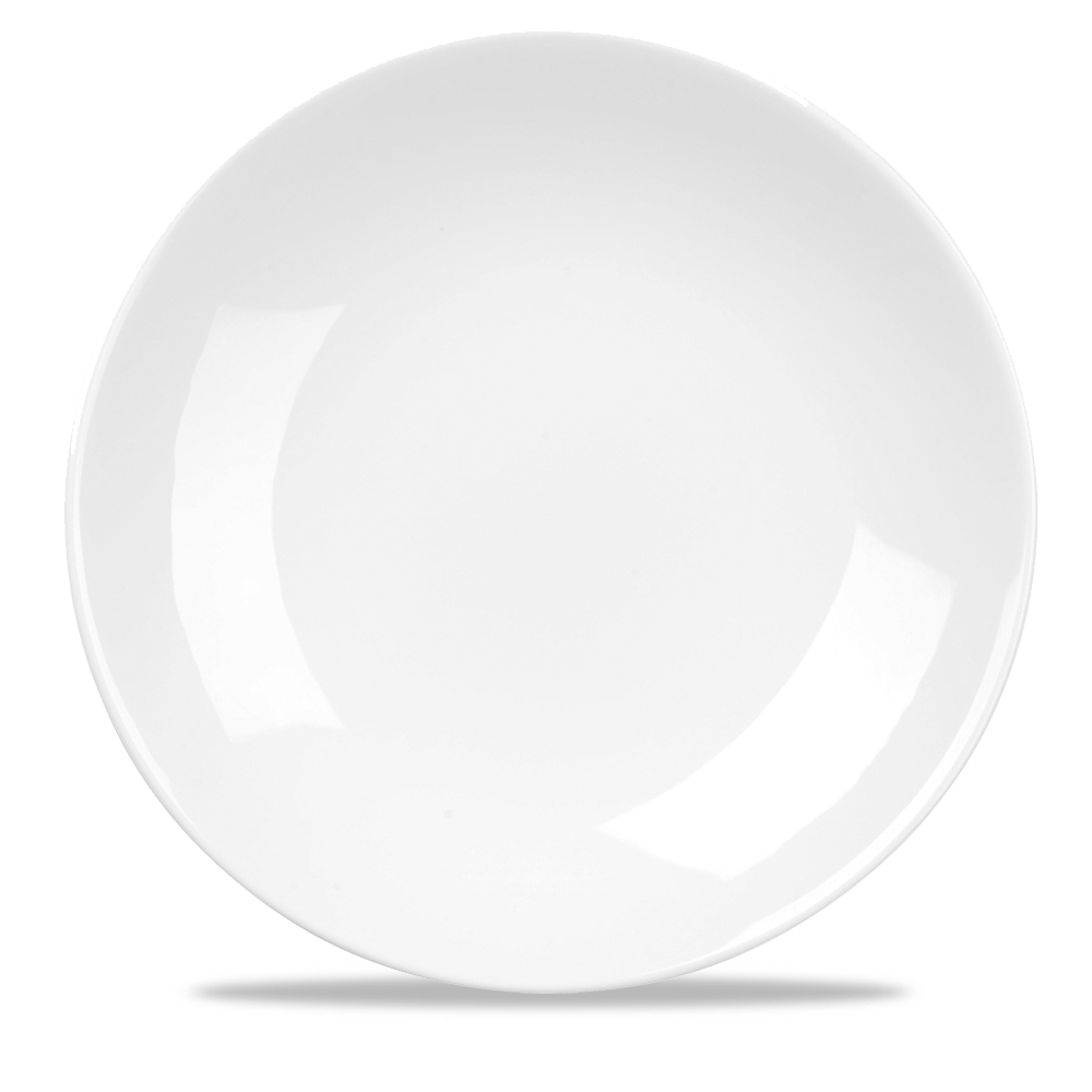 Alchemy Balance White Coupe Plate 12"