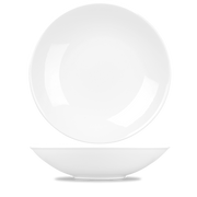 Alchemy Balance White Coupe Buffet Bowl 15.25"