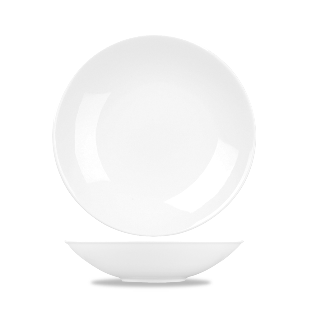 Alchemy Balance White Coupe Bowl 8"