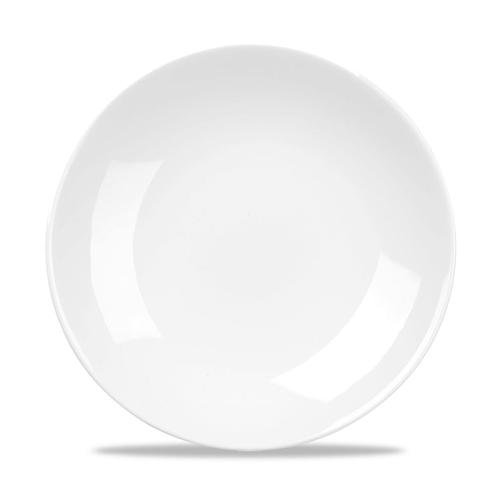 Alchemy Balance White Coupe Plate 9"