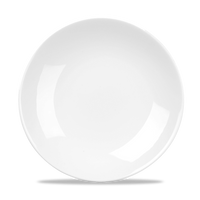 Alchemy Balance White Coupe Plate 9"