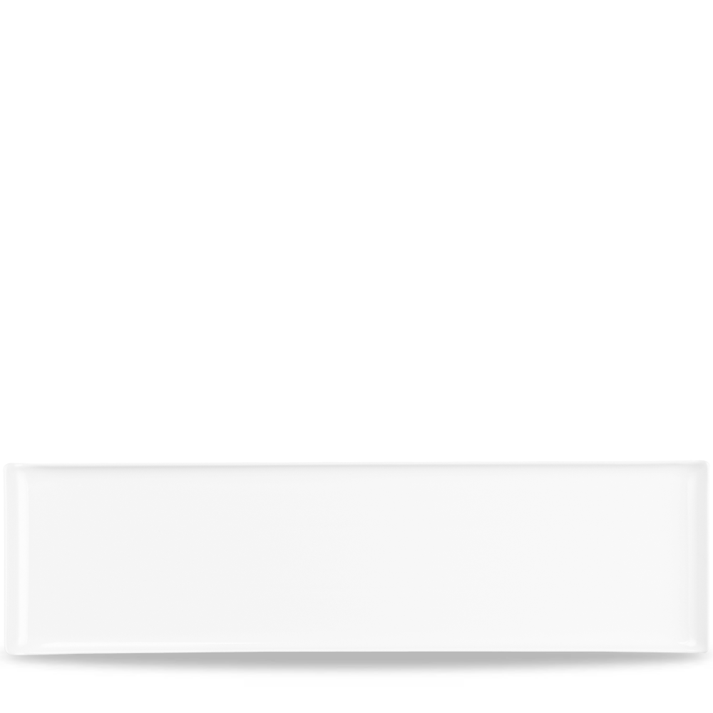Alchemy Balance White Rectangular Buffet Dish 22"