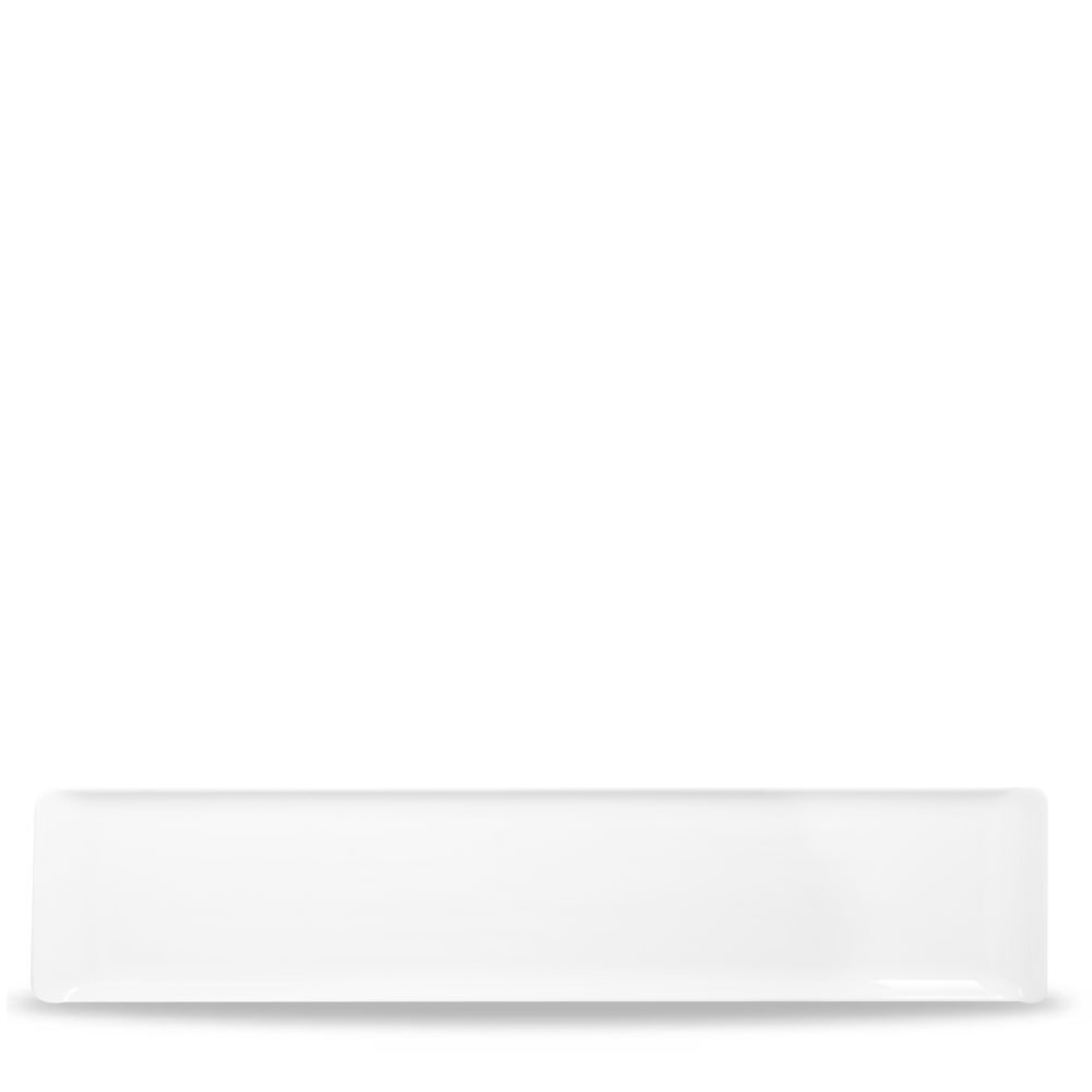 Alchemy Balance White Rectangular Buffet Tray 18"