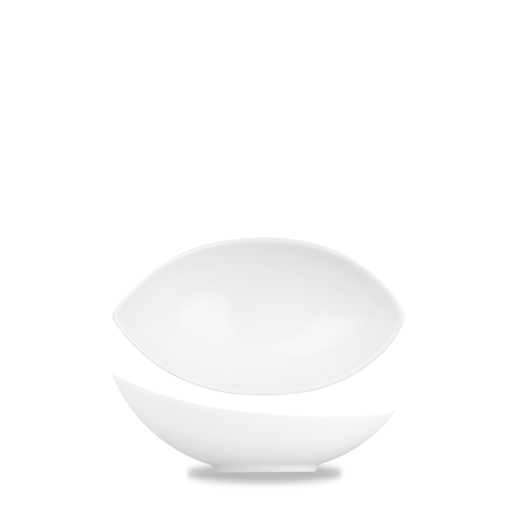 Alchemy Balance White Tear Dish 9.25"