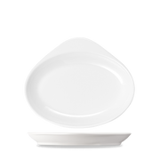 Alchemy Cook & Serve White Oval Dish [No.7] 10"